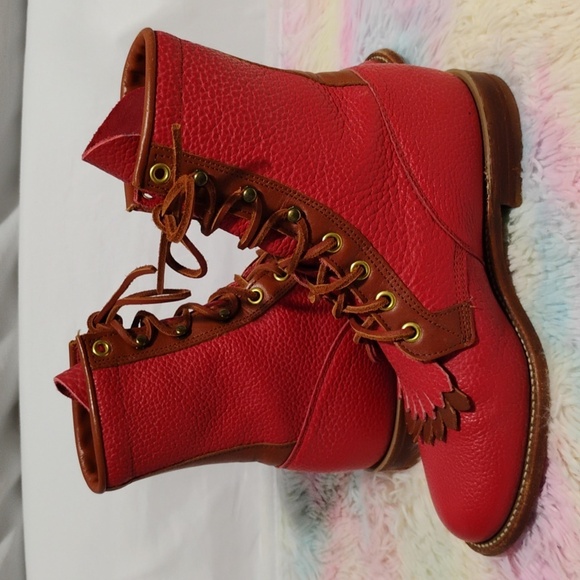 Justin Boots Roper Kiltie Women's Leather Boots Sz.5B Gently Worn - Picture 10 of 16